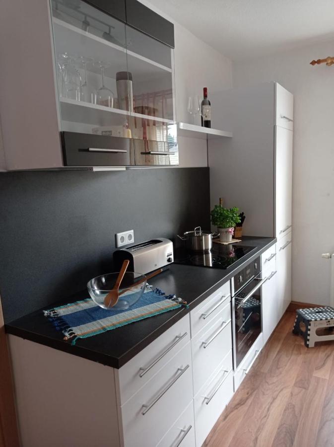 Ferienwohnung Greifenbach, Gartennutzung, Haustiere Willkommen Geyer Luaran gambar