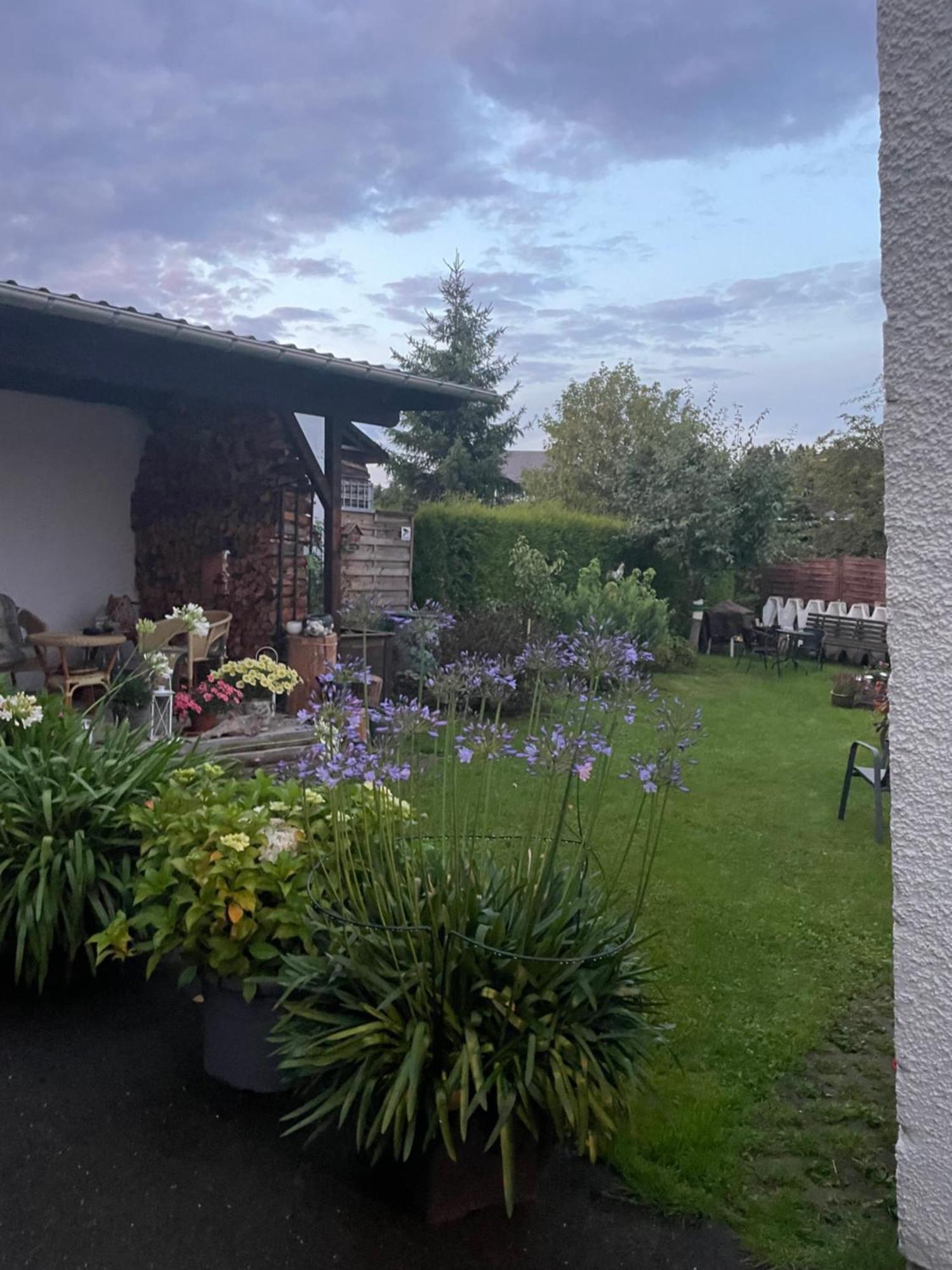 Ferienwohnung Greifenbach, Gartennutzung, Haustiere Willkommen Geyer Luaran gambar